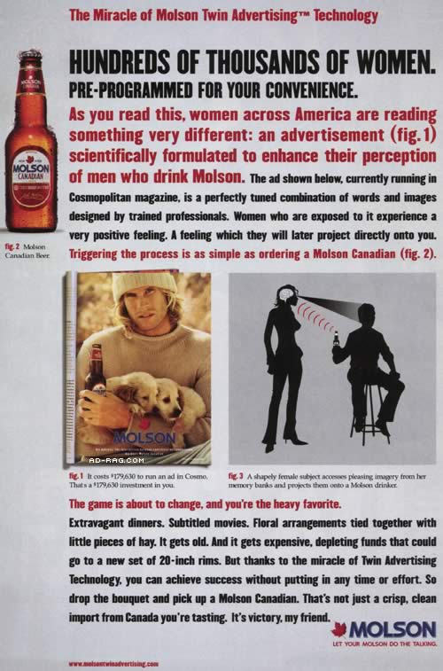 Molson beer advertising
