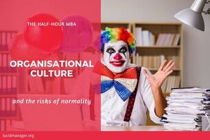Changing organisational culture leads to new norms and values, excluding those that fall outside the standard deviation from the bell curve.