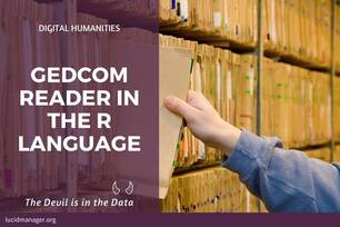 This article describes how to build a GEDCOM reader for the R langugage. The resulting data frame can be analysed in many ways.