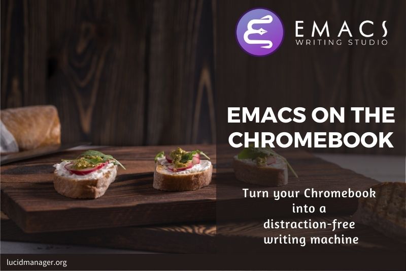 Instructions on how to install and use Emacs on a Chromebook laptop using the Crostini Linux container. Instructions on how to install and use Emacs on a Chromebook laptop using the Crostini Linux container.