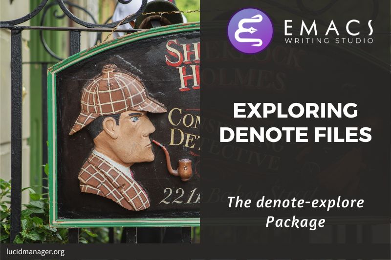 Unlock your Denote collection with the denote-explore package: Dive deep into stats, random walks, and intricate network visualisations.