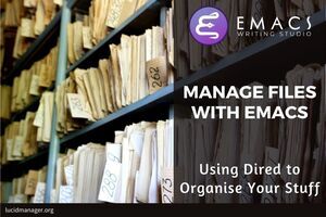 This article shows how the manage files with Emacs. The dired package enables you to open, copy, move and delete files on your computer or network.