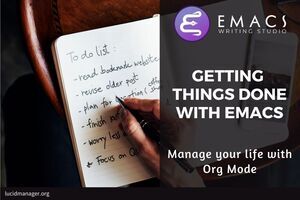 This article describes how to use Org-Mode to getting things done with Emacs. Start managing your life with Emacs Org-Mode.