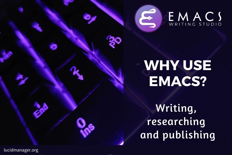 This article explains why you should use Emacs for writing prose. Why use Emacs? Emacs will also give you full power over your workflow. This article explains why you should use Emacs for writing prose. Why use Emacs? Emacs will also give you full power over your workflow.