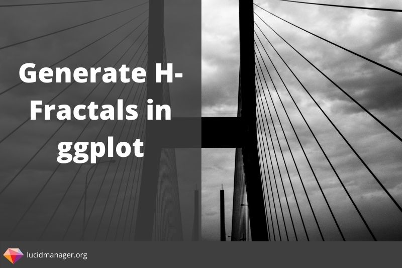 Code in the R language and ggplot library to generate H-Fractals also known as the H-Tree, a self-similar fractal that starts with a H Code in the R language and ggplot library to generate H-Fractals also known as the H-Tree, a self-similar fractal that starts with a H