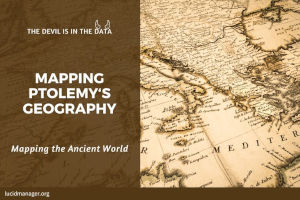 Creating a database of Ptolemy's Geography locations and plotting on a modern map. Mapping Ptolemy's Geography with ggplot2