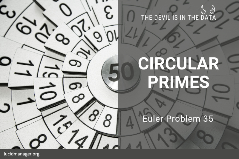 Solutions to Project Euler 35: How many circular primes are there below one million? Solution in the R language for statistical computing