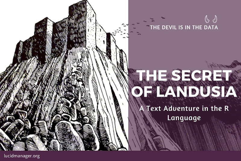Write your own text adventure in the R programming langauge. How could we use machine learning to write interactive fiction?