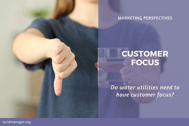 Tap water supply is provided through complex engineering. Utilities are staffed by engineers who believe that customer focus is not needed. Are they right? Tap water supply is provided through complex engineering. Utilities are staffed by engineers who believe that customer focus is not needed. Are they right?