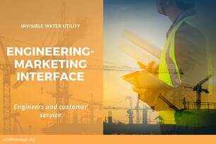 The Engineering-Marketing Interface is about the relationship between engineers and customer-facing employees in water utilities.